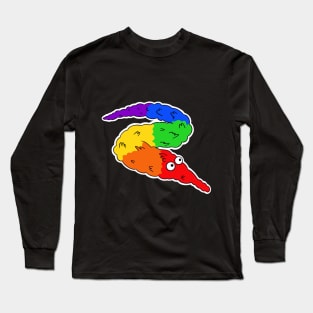 Rainbow Worm Long Sleeve T-Shirt